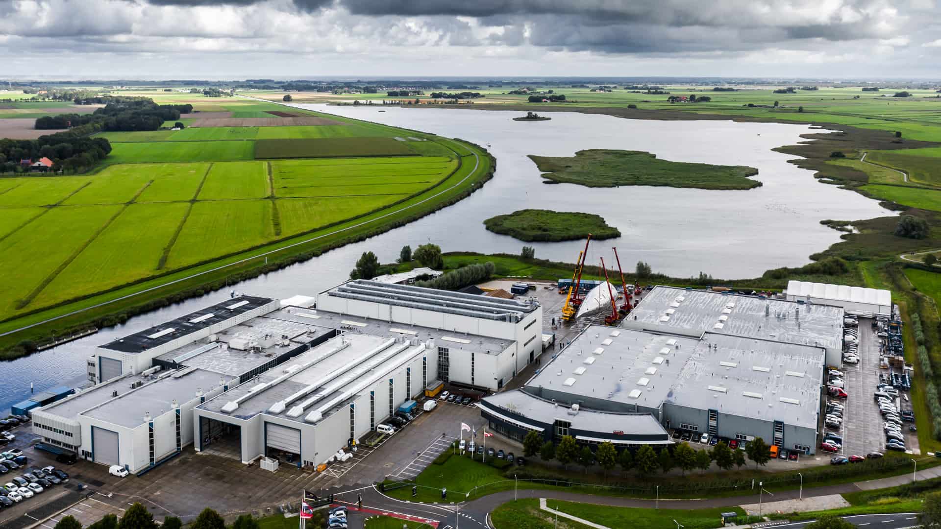 This is photo of a Royal Huisman yard