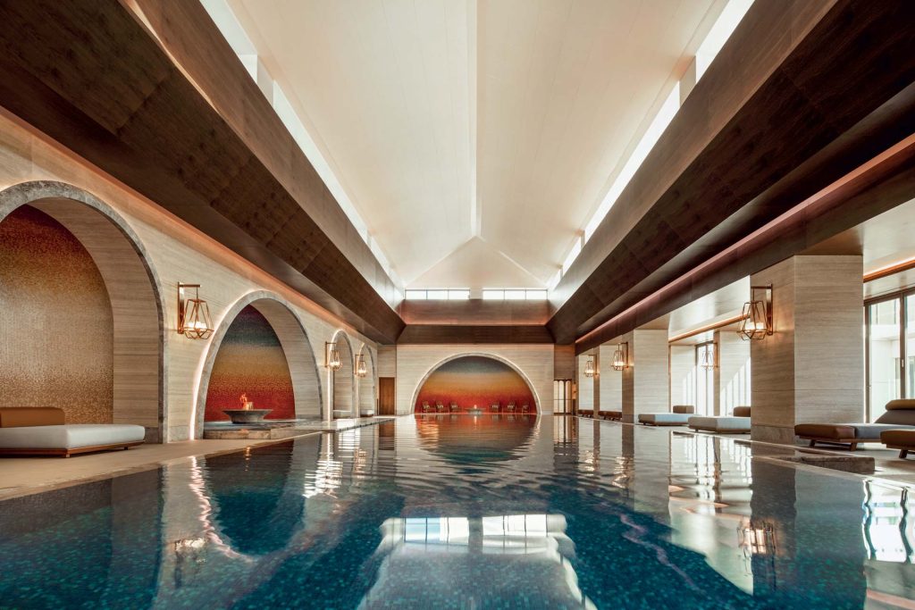 This is photo of a Portonovi Chenot Escape indoor pool