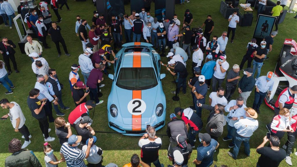 This is a photography of limited Porsche 911 Turbo S Pedro Rodríguez