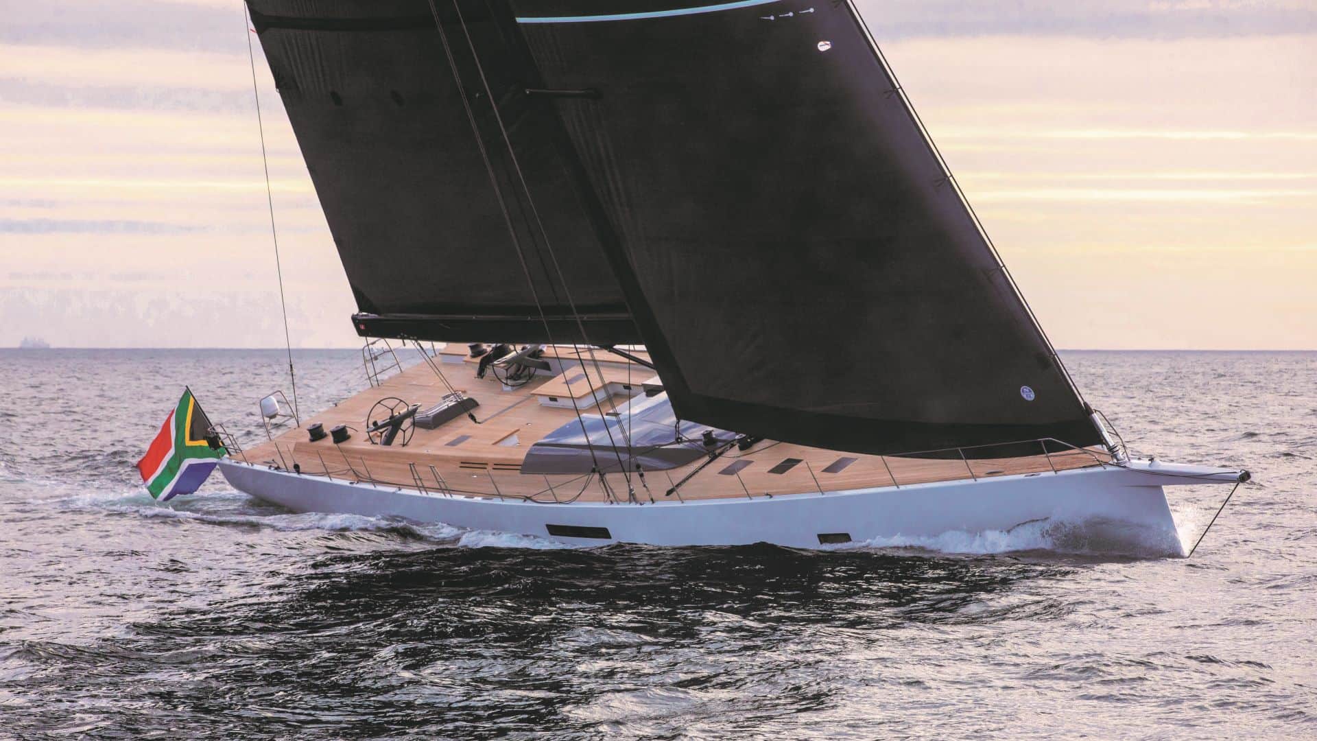 This is a photography of superyacht Southern Wind 105GT Taniwha