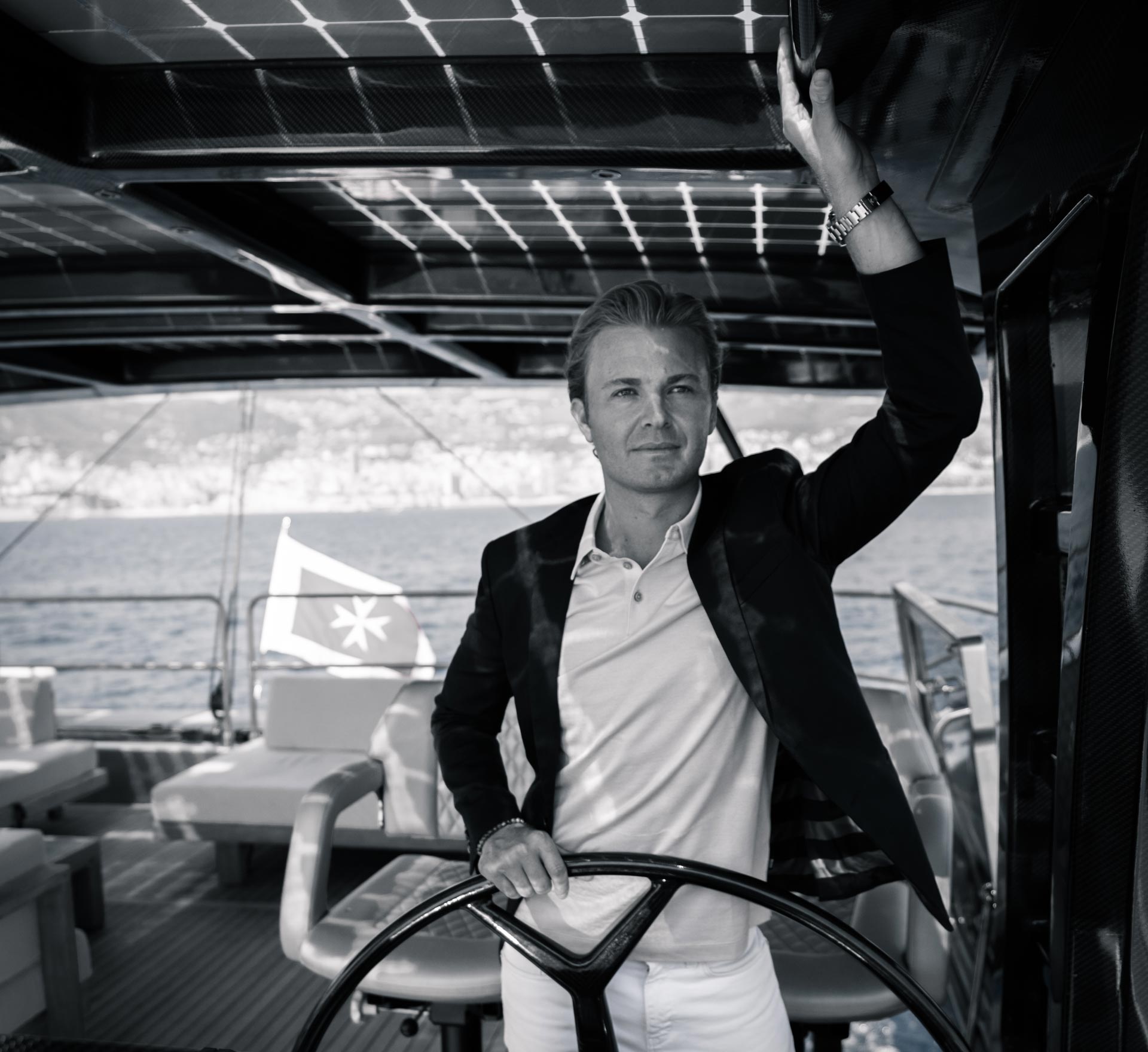 This is photo of a Nico Rosberg, former Formula 1 driver