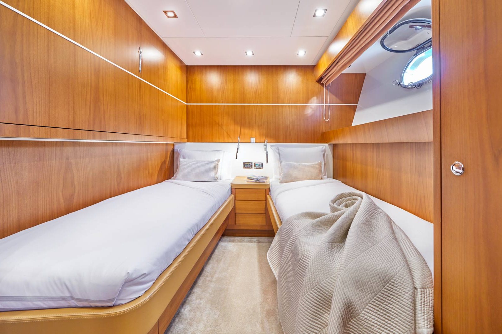 The luxury yacht Karisma Twin cabin