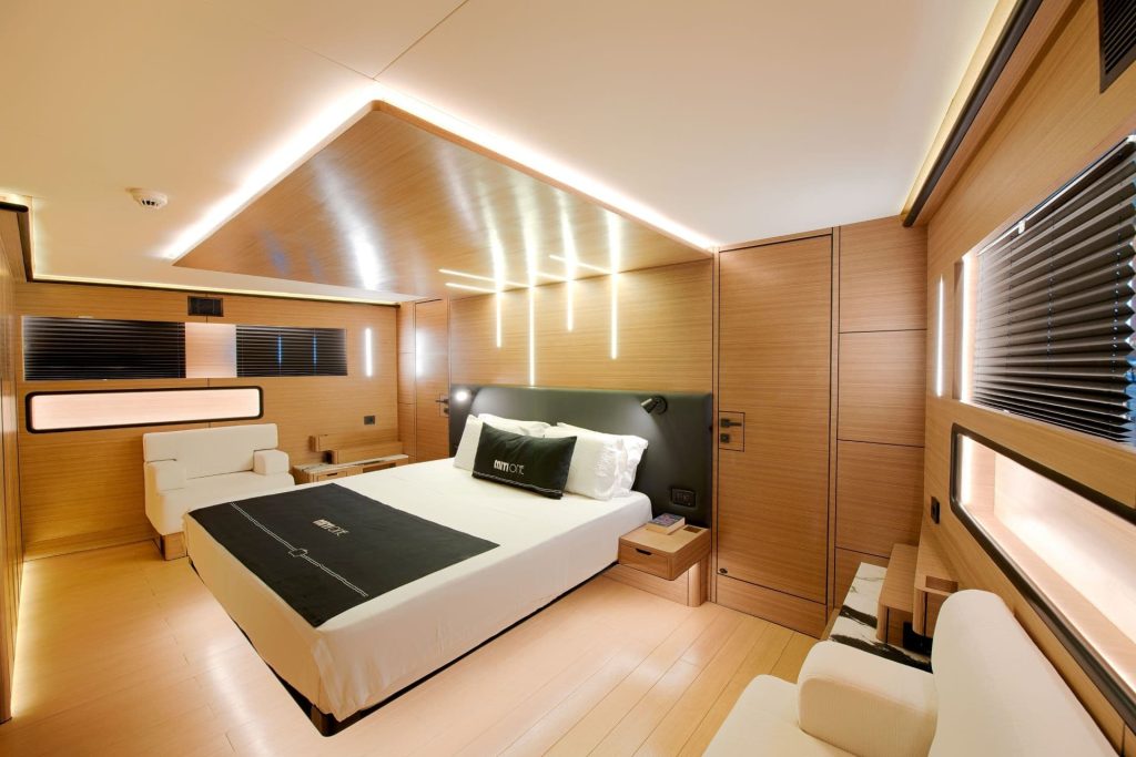 MiTi One sailing superyacht cabin