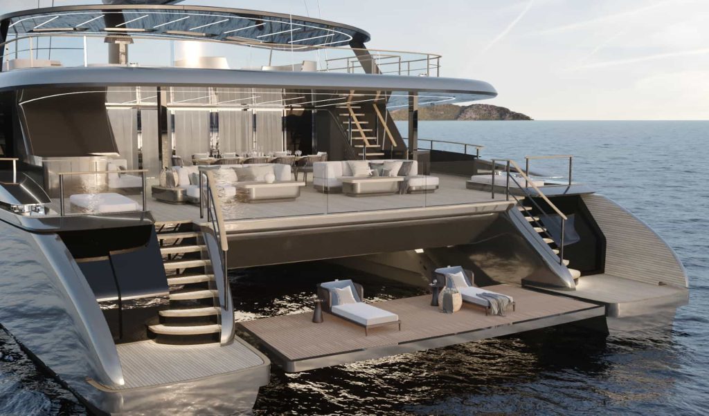 Sunreef 43M ECO aft
