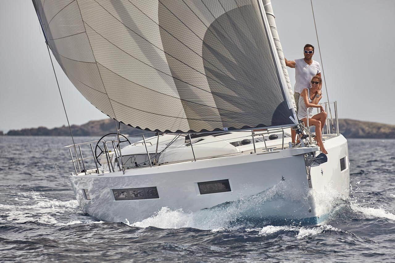 Jeanneau sailing yacht cruising