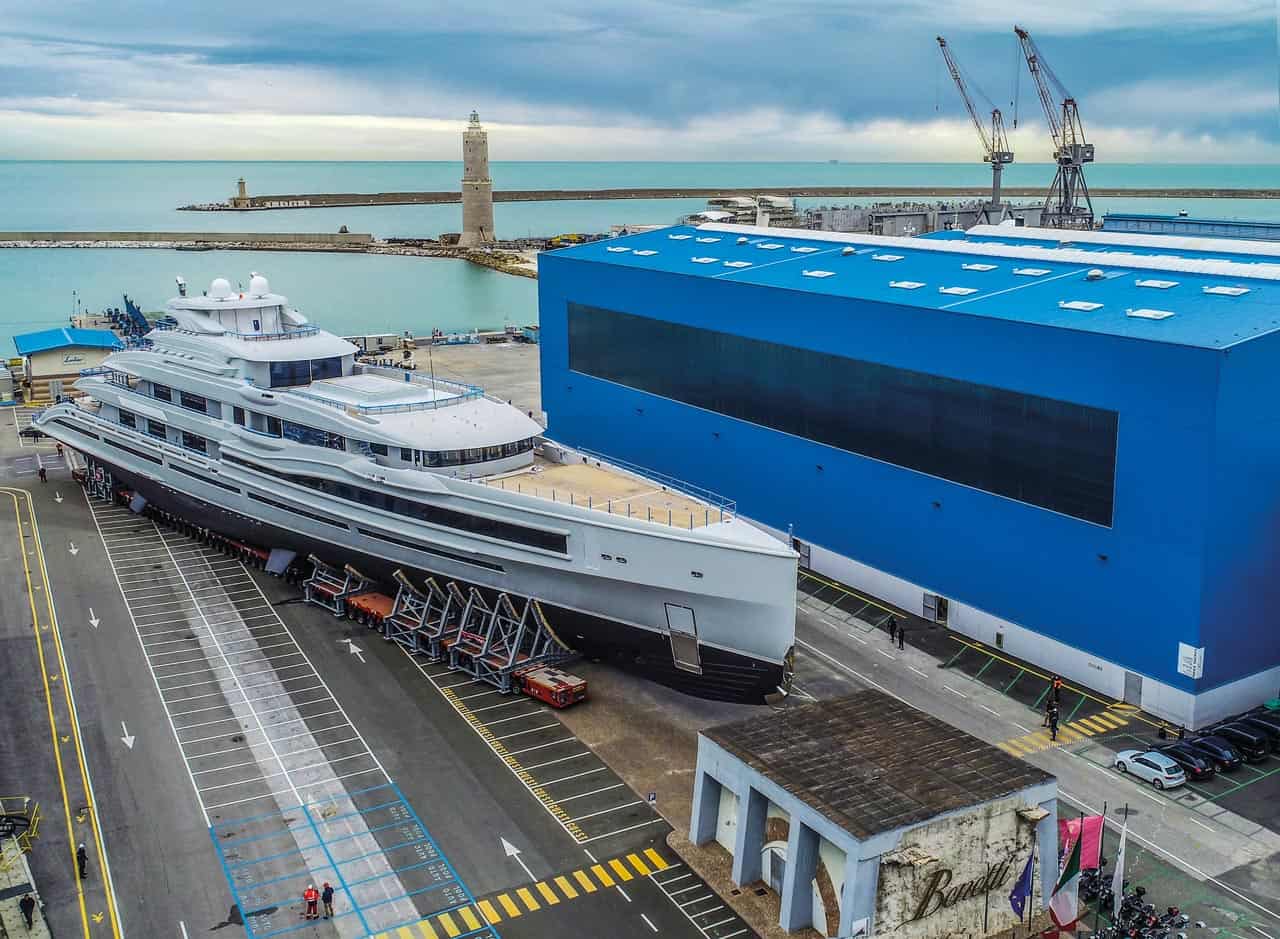 Benetti shipyard italy