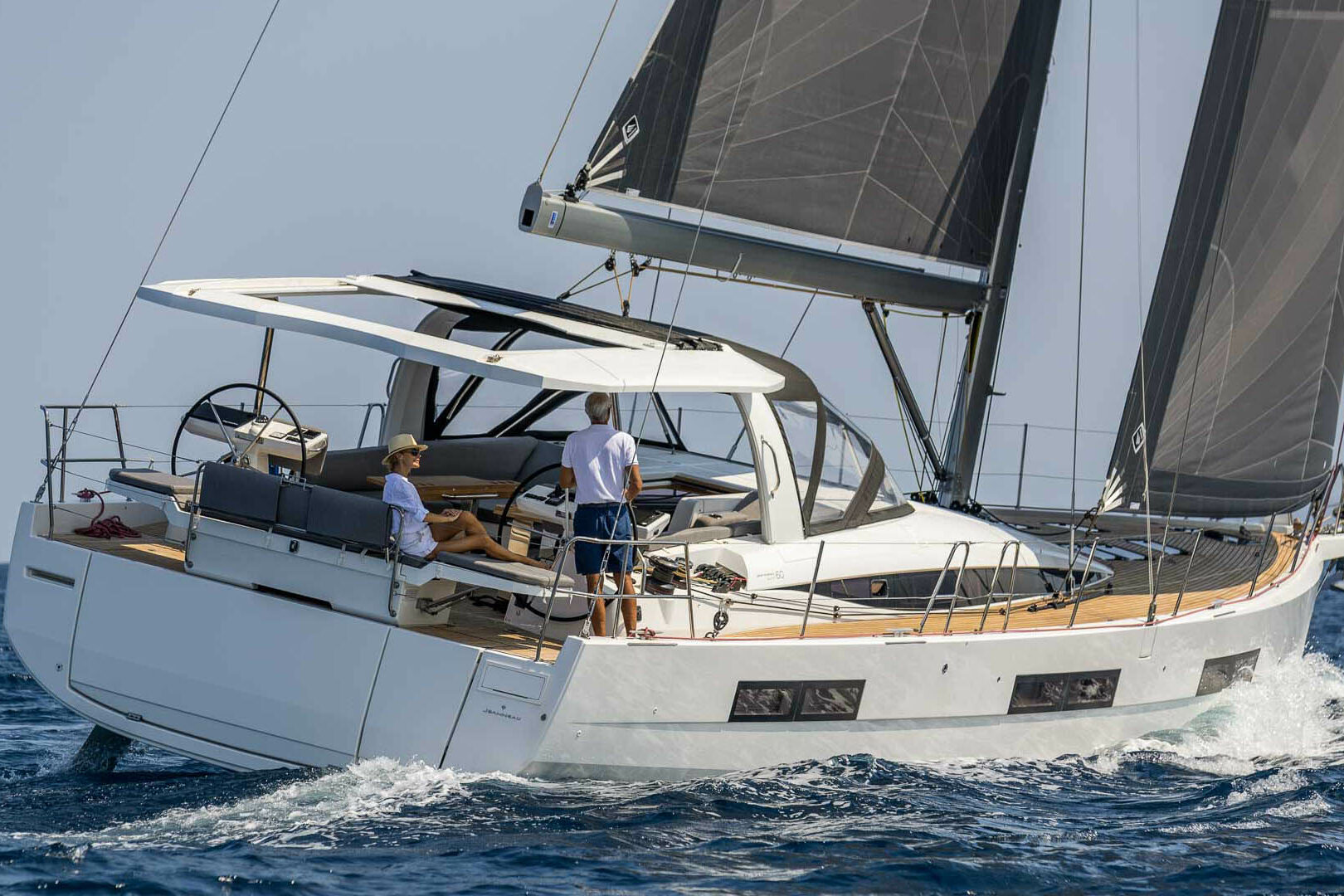 Jeanneau Yachts 60 cruising stern view