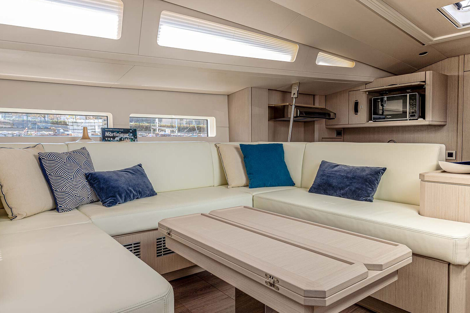 Jeanneau Yachts 60 salon and galley