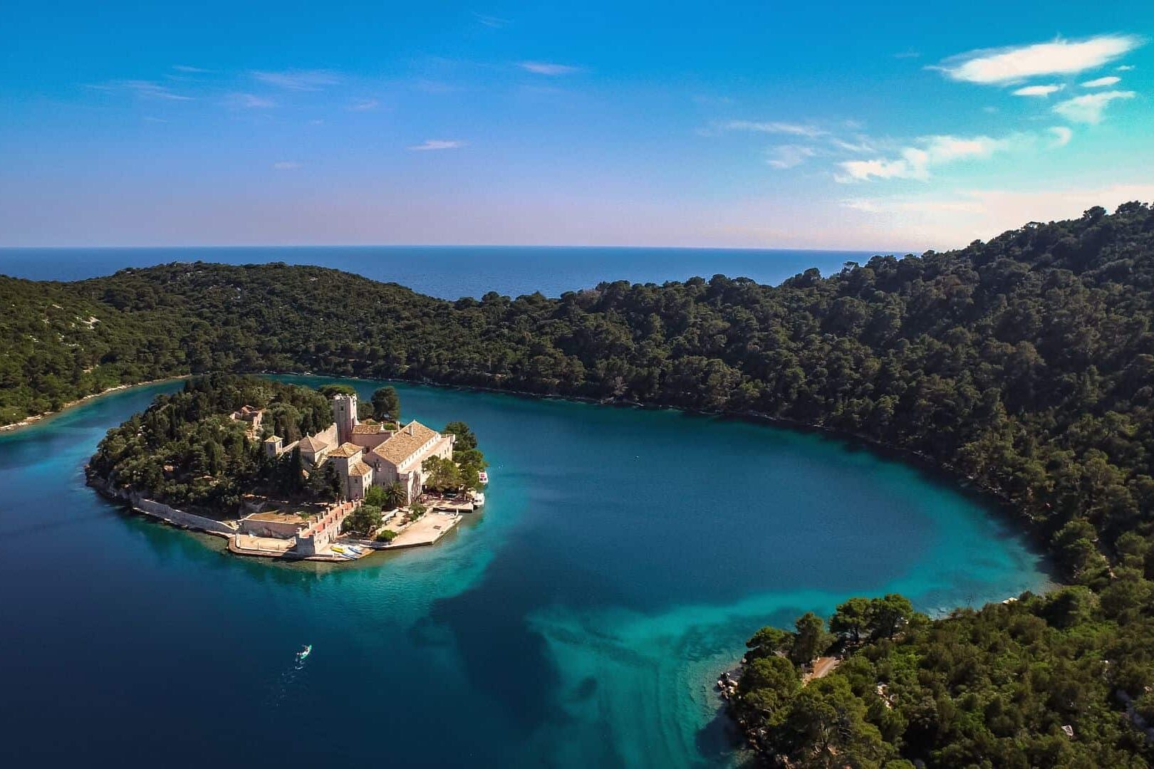 Mljet national park, island of sv. Marija