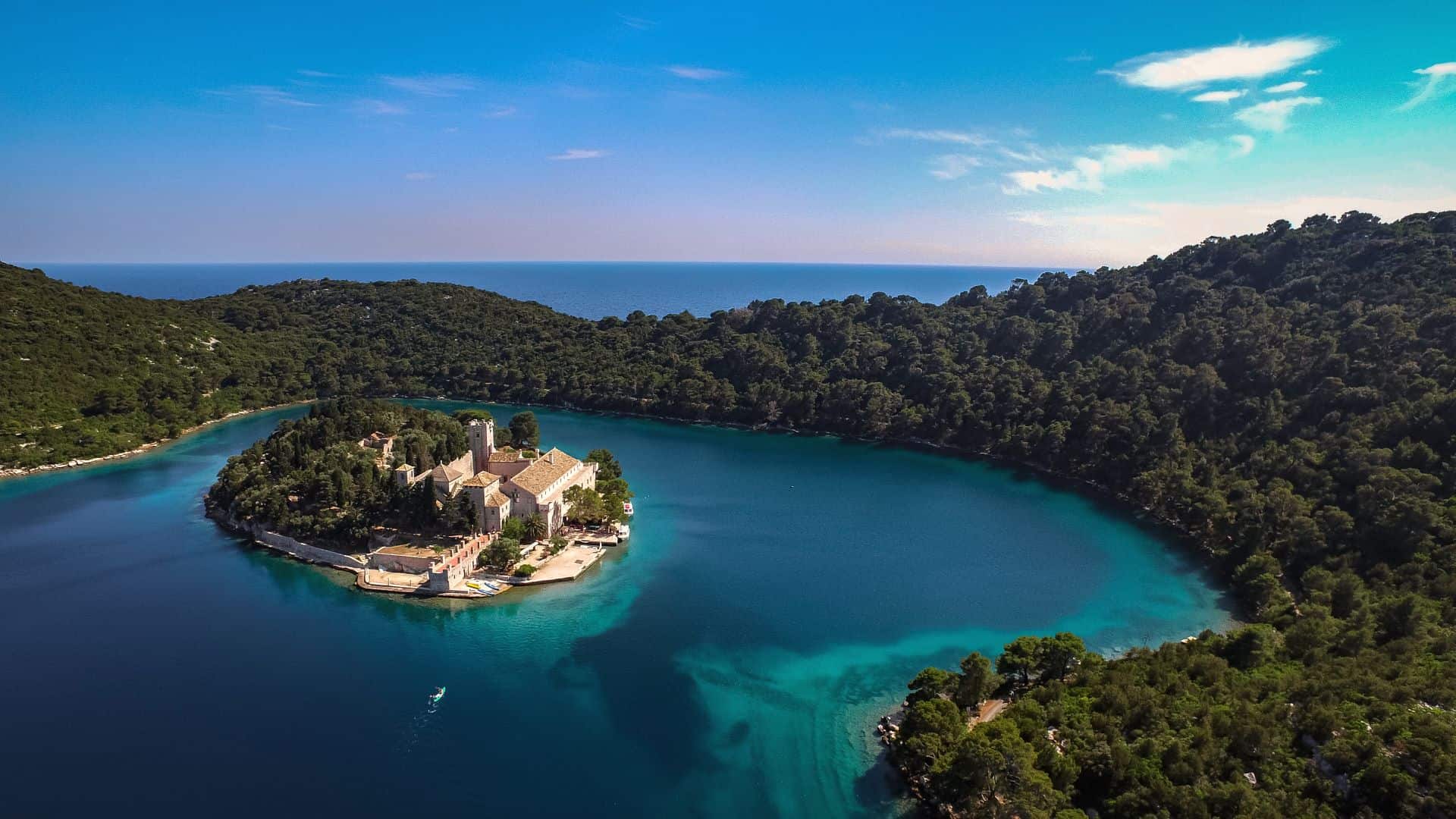 Mljet national park, island of sv. Marija