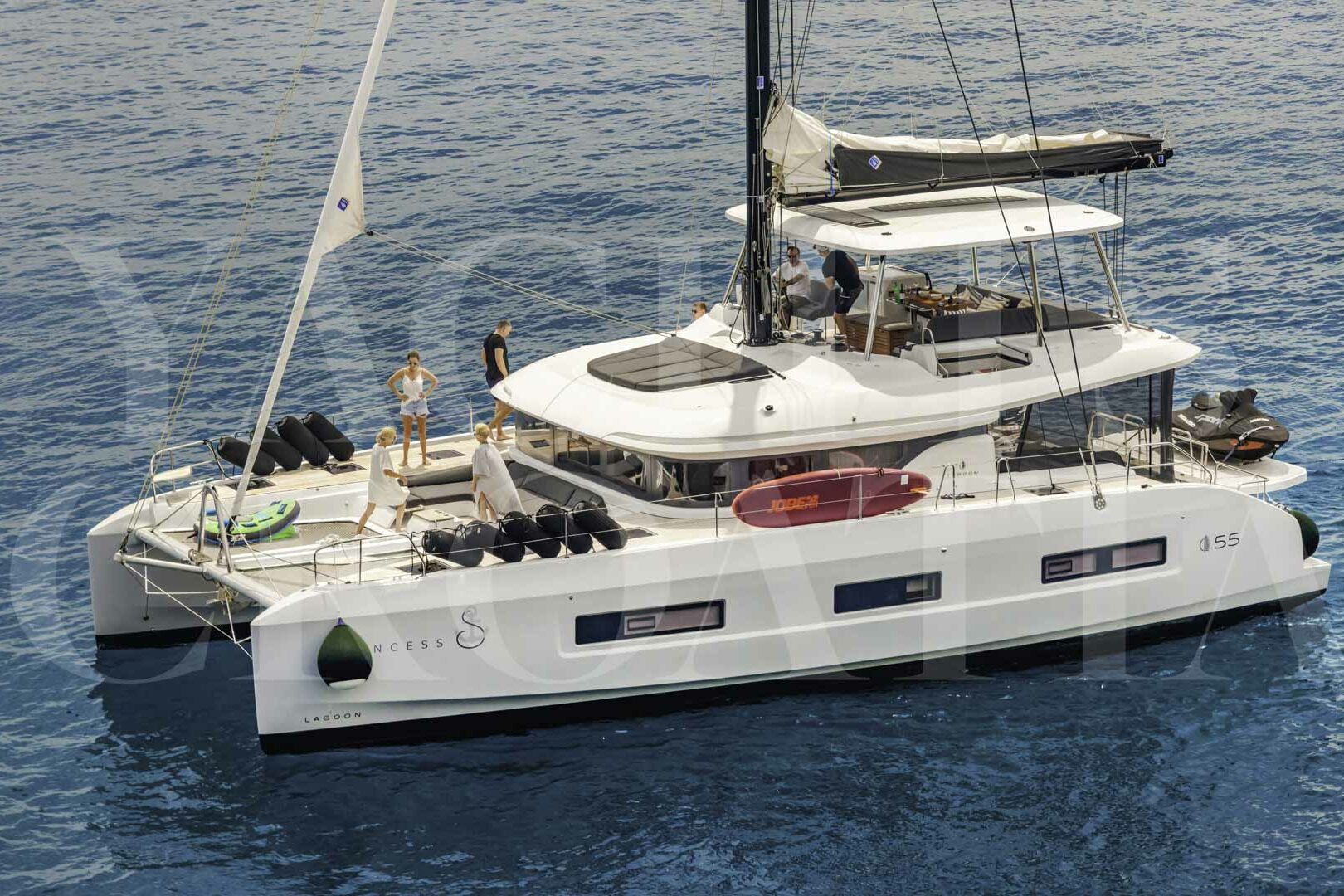 Luxury catamaran Lagoon 55 main