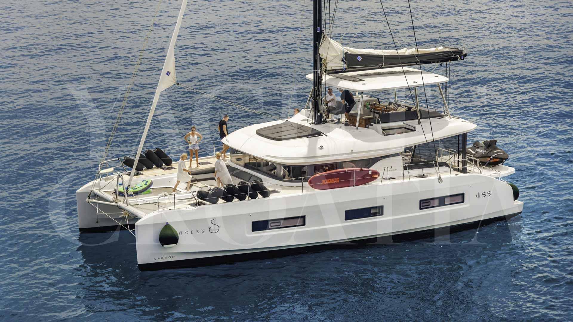 Luxury catamaran Lagoon 55 main