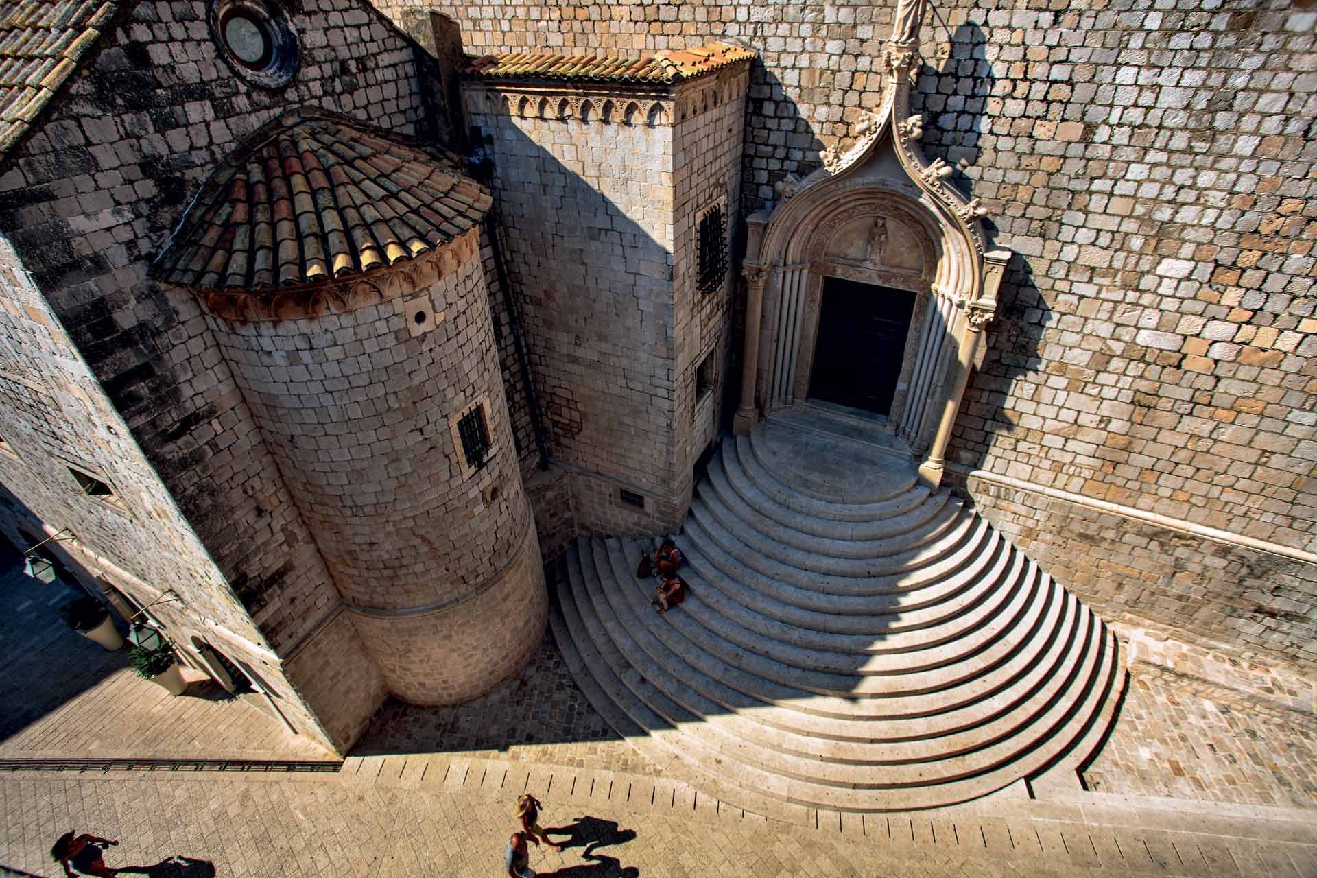 city stairs old town Dubrovnik