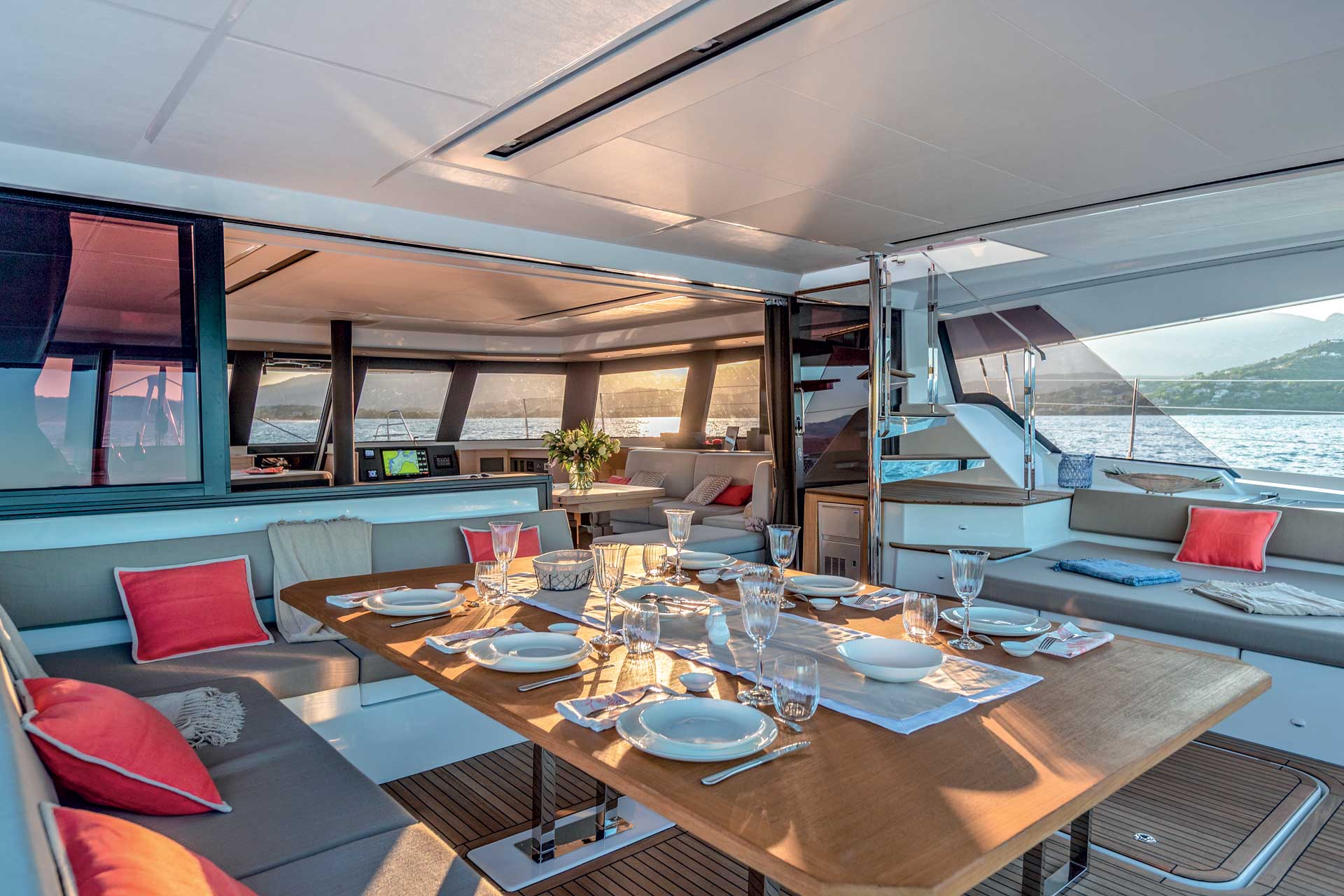 Fountaine Pajot Alegria 67 luxury catamarans interior