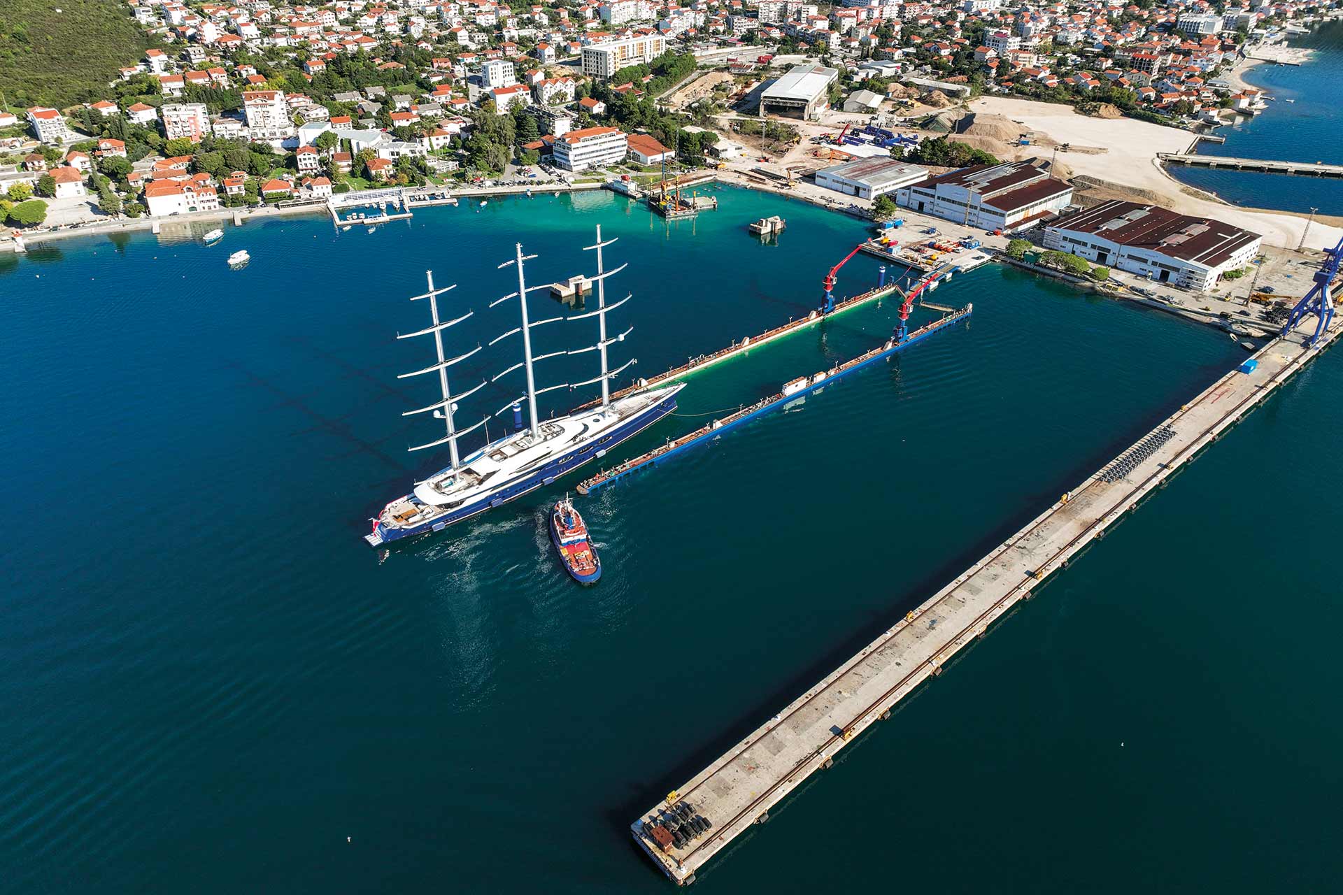 adriatic 42 shipyard refit of black pearl