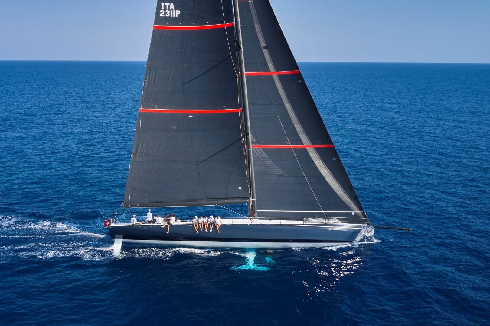 ClubSwan 80 sailing