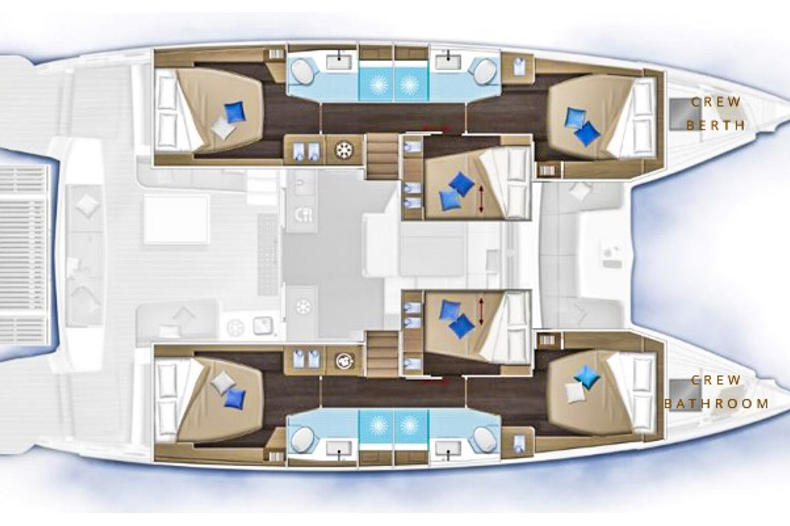 Lagoon 51 layout