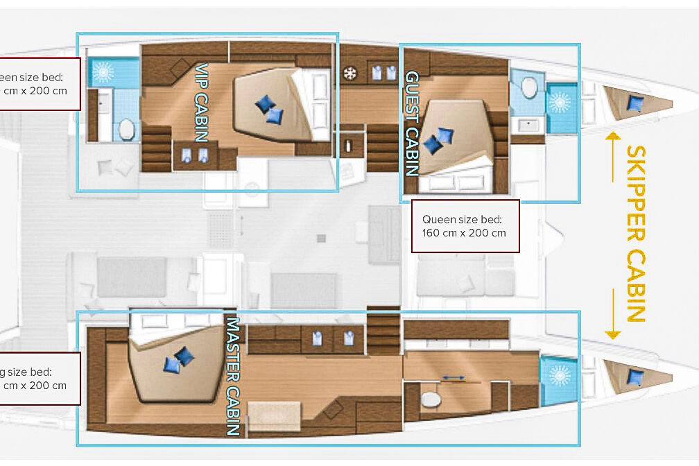 Lagoon 52 f layout