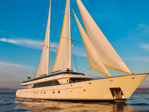 Luxury sailing yacht Anima Maris sailing