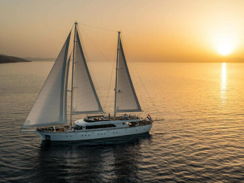 Luxury sailing yacht Love Story sailing