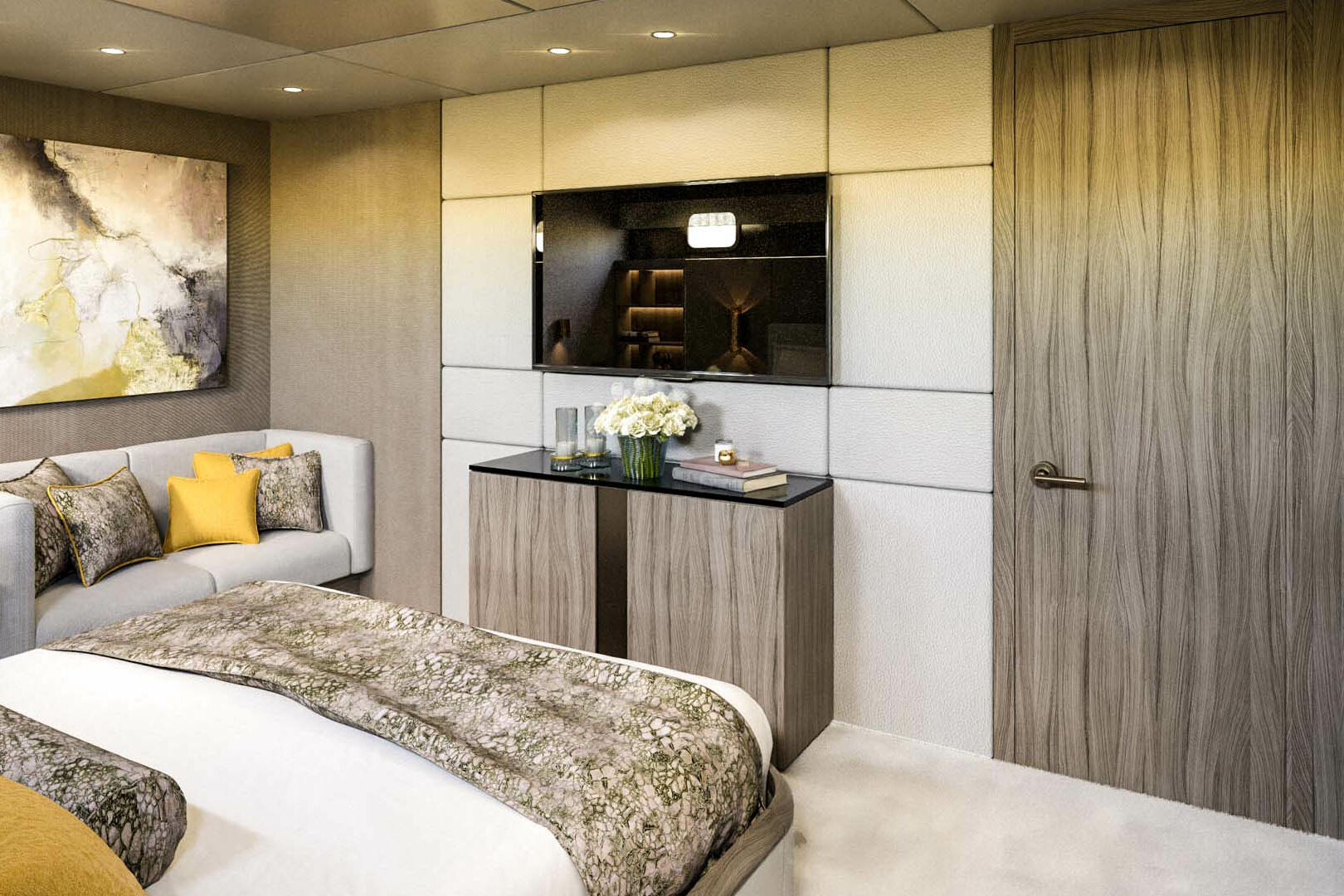 Nocturno Master cabin view