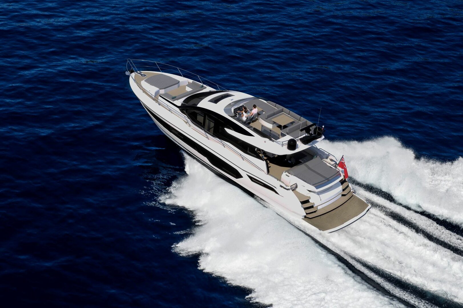 Sunseeker 75 Sport Yacht cruising