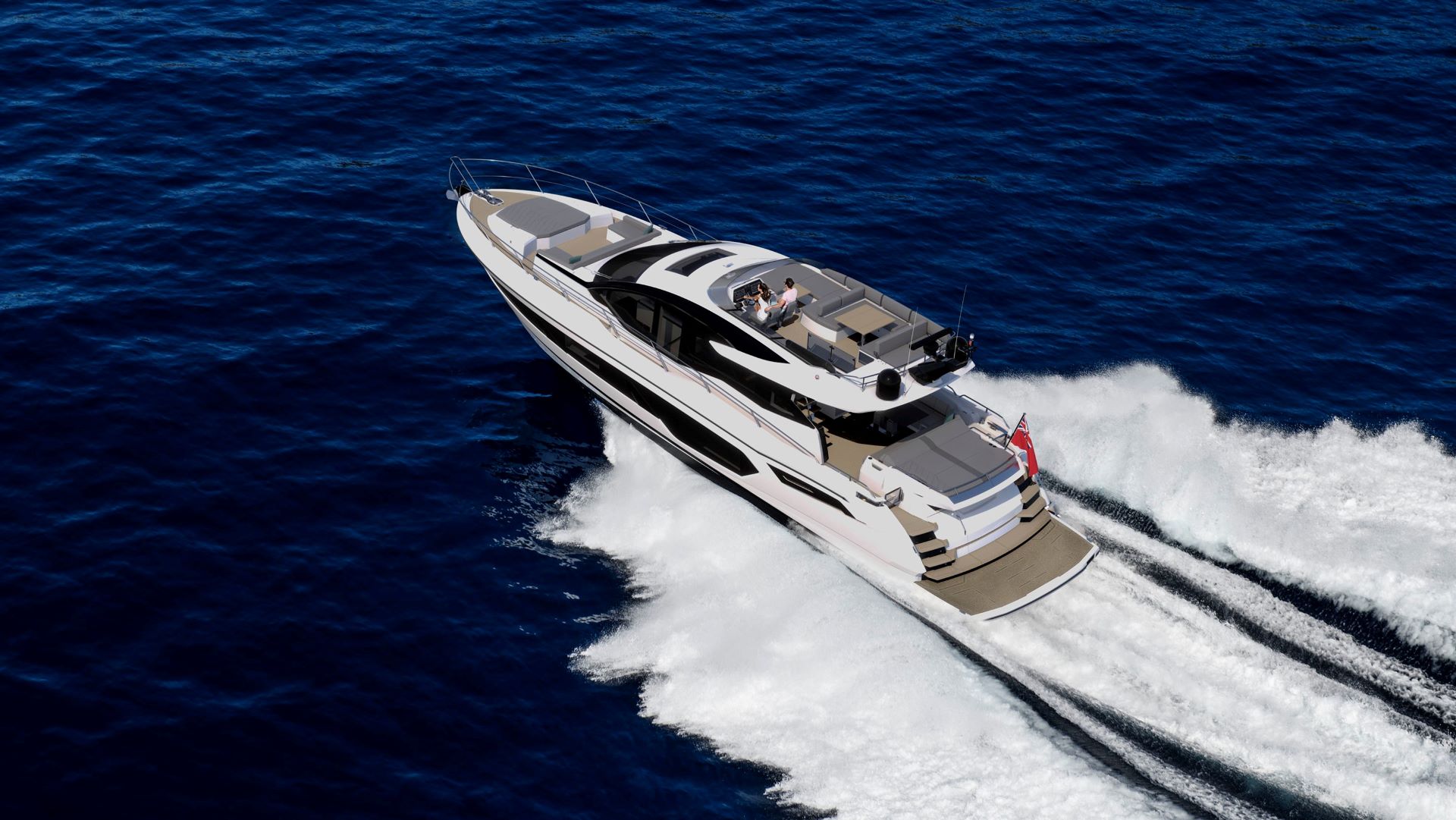 Sunseeker 75 Sport Yacht cruising