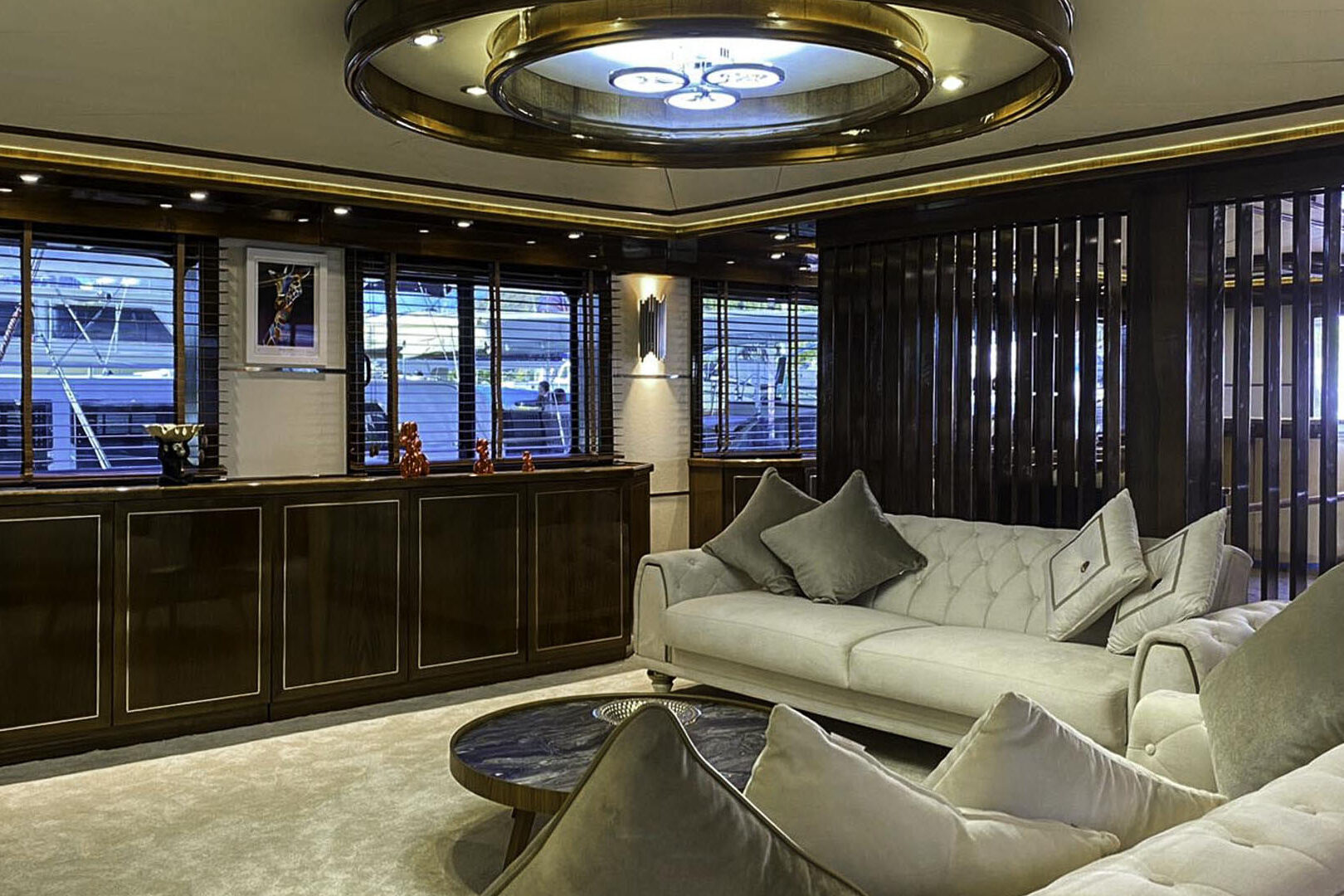 Apna salon lounging area