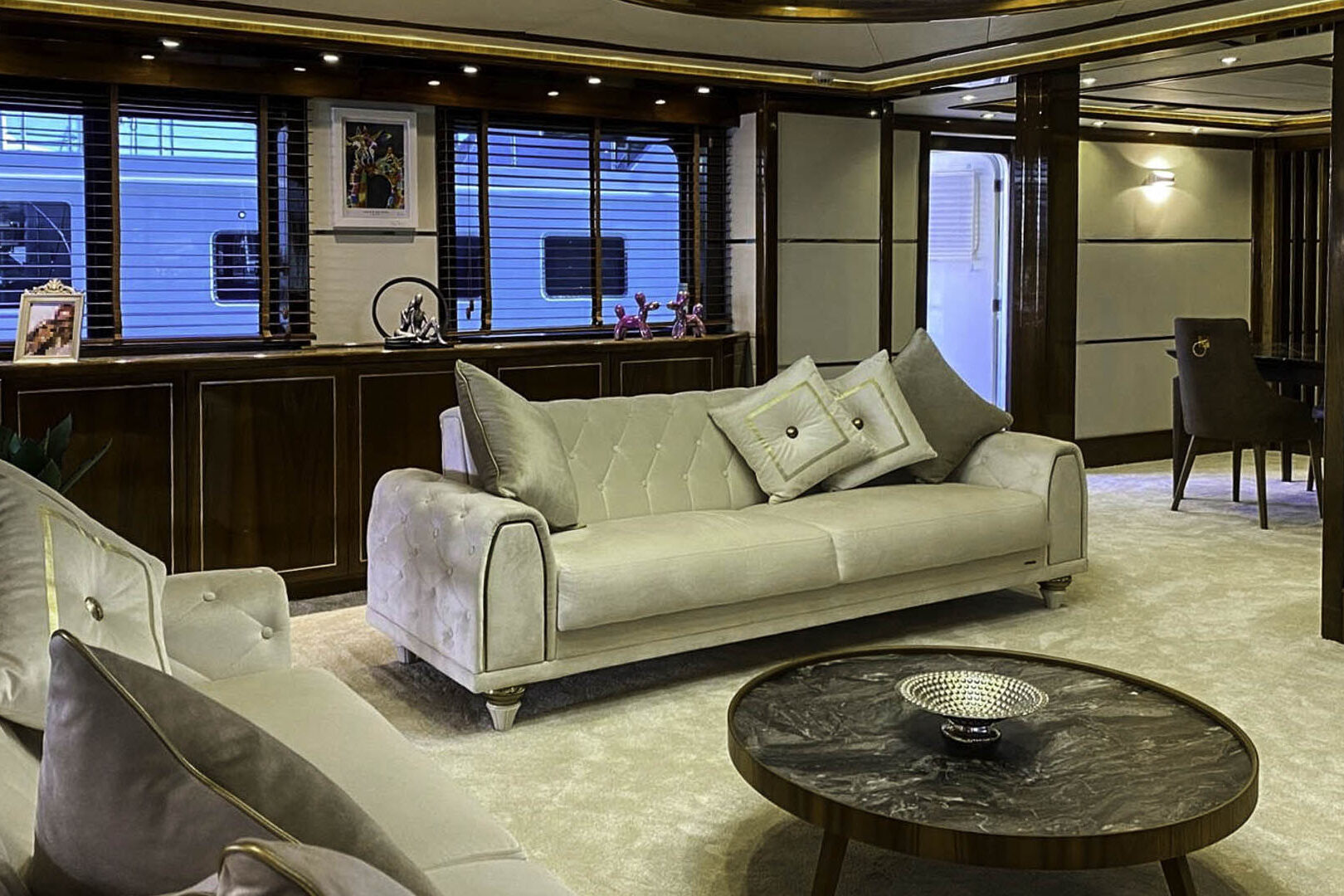 Apna salon lounging area view