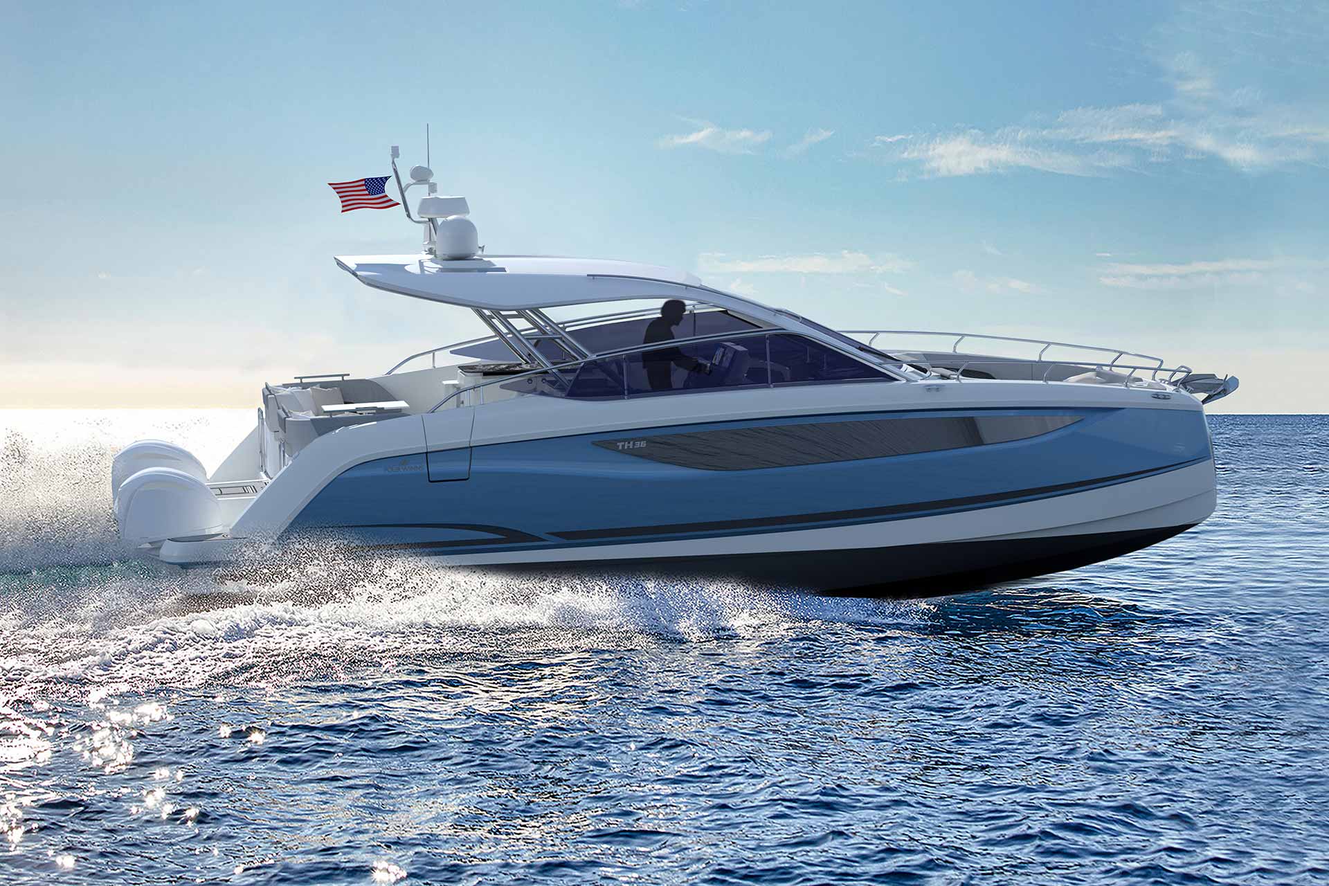 Four Winns TH36 at Euromarine
