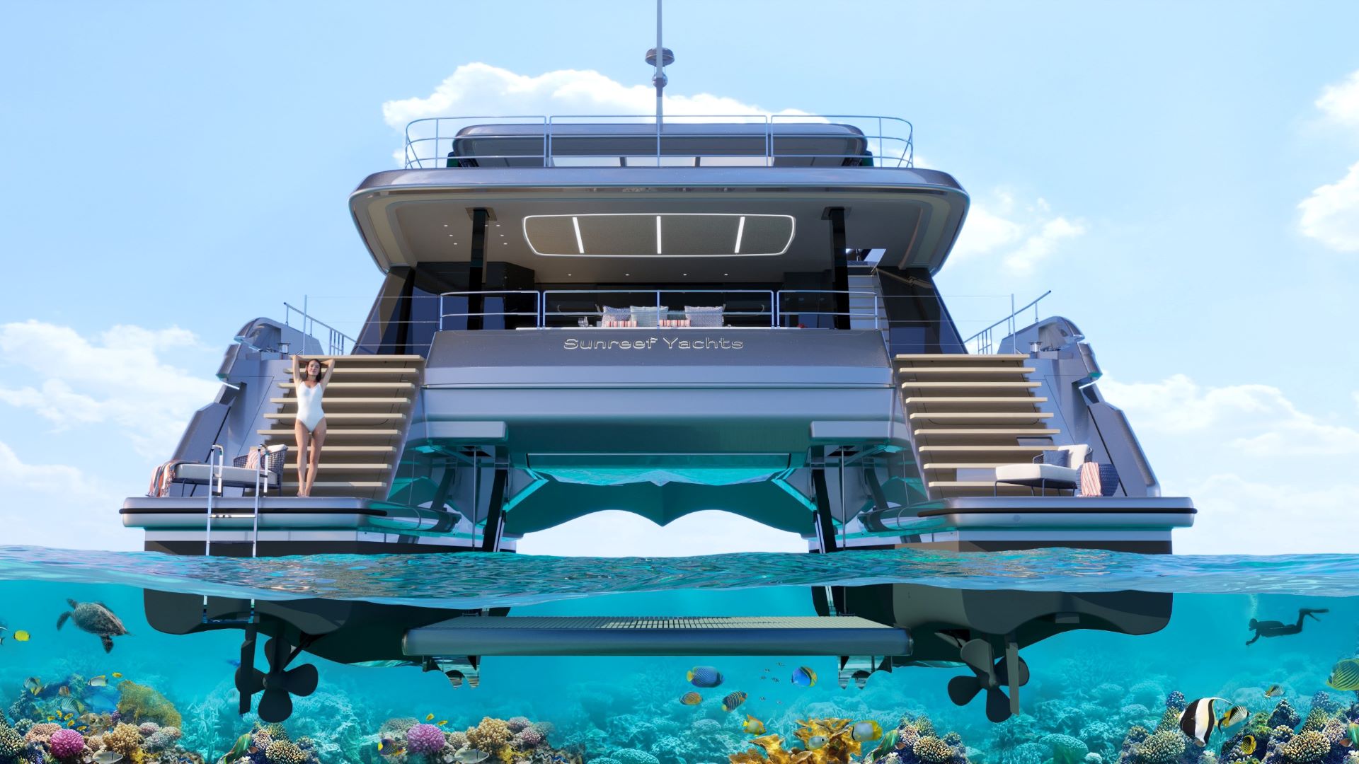 Power catamaran Sunreef 100 Power Eco