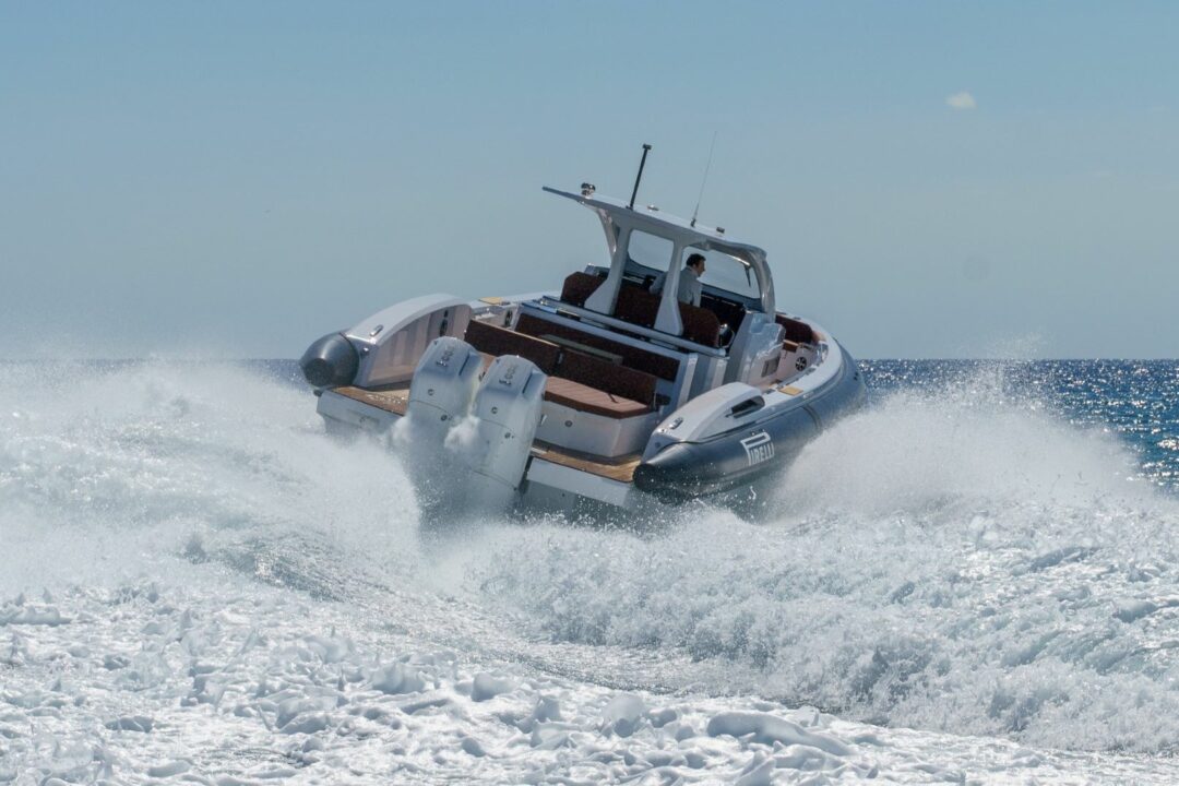 Luxury RIB boats on the water, showcasing their versatility and comfort.