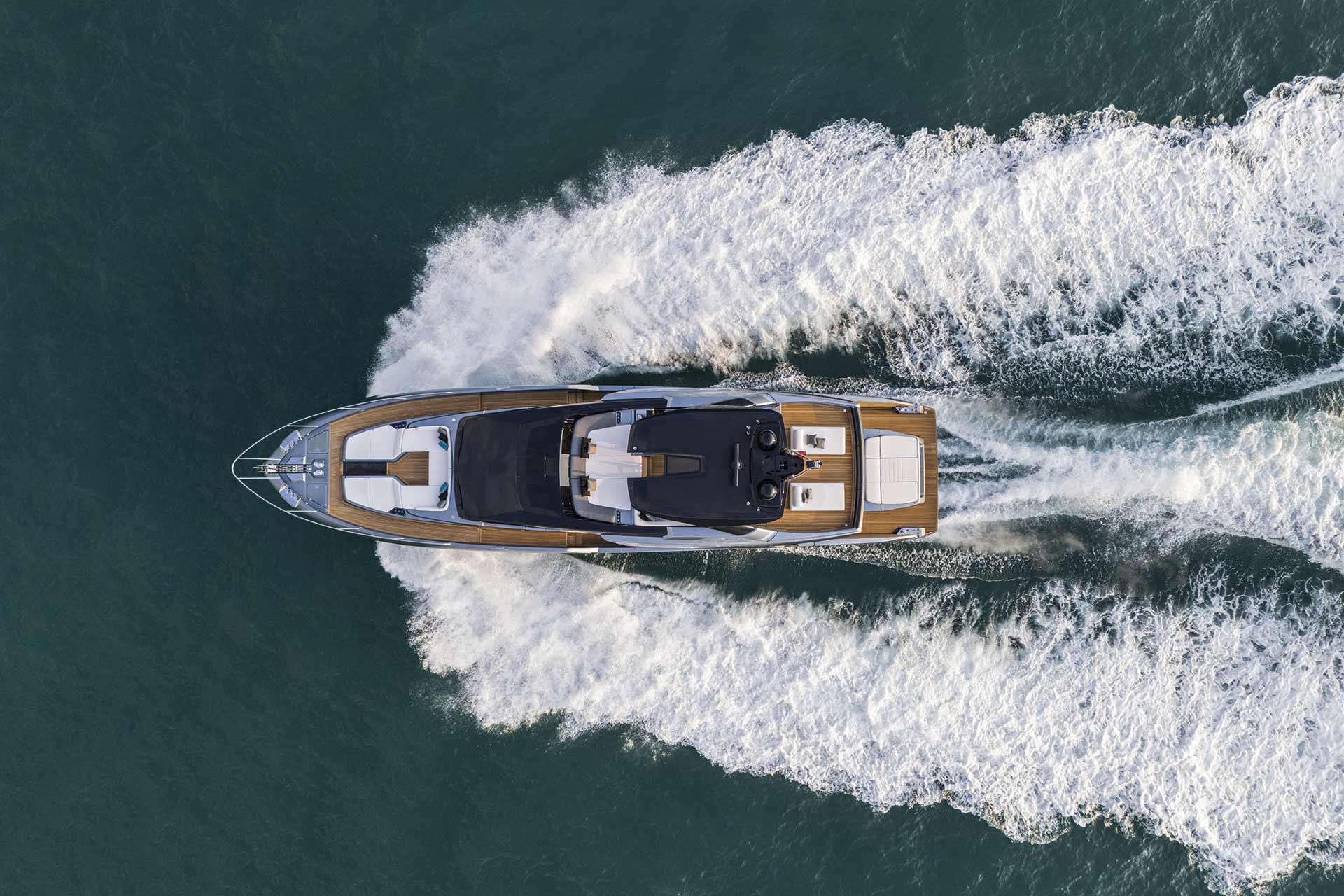 Riva 82 Diva aerial view