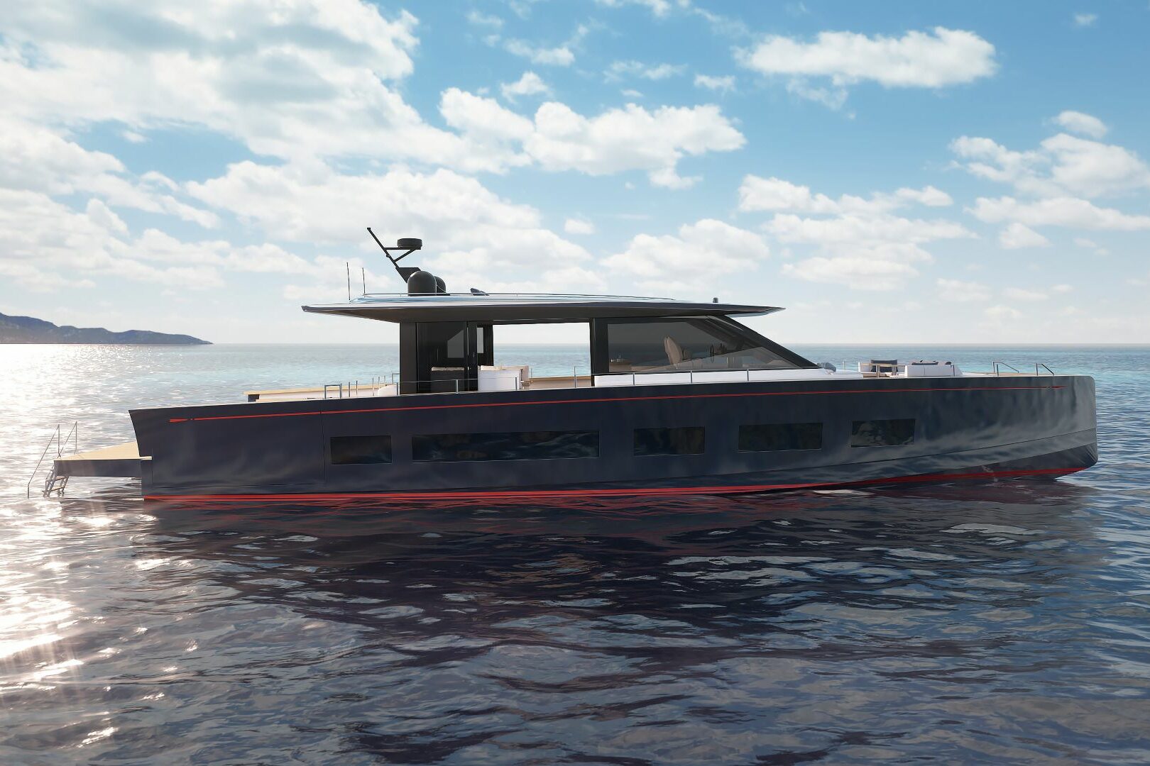 Swan Arrow motor yacht