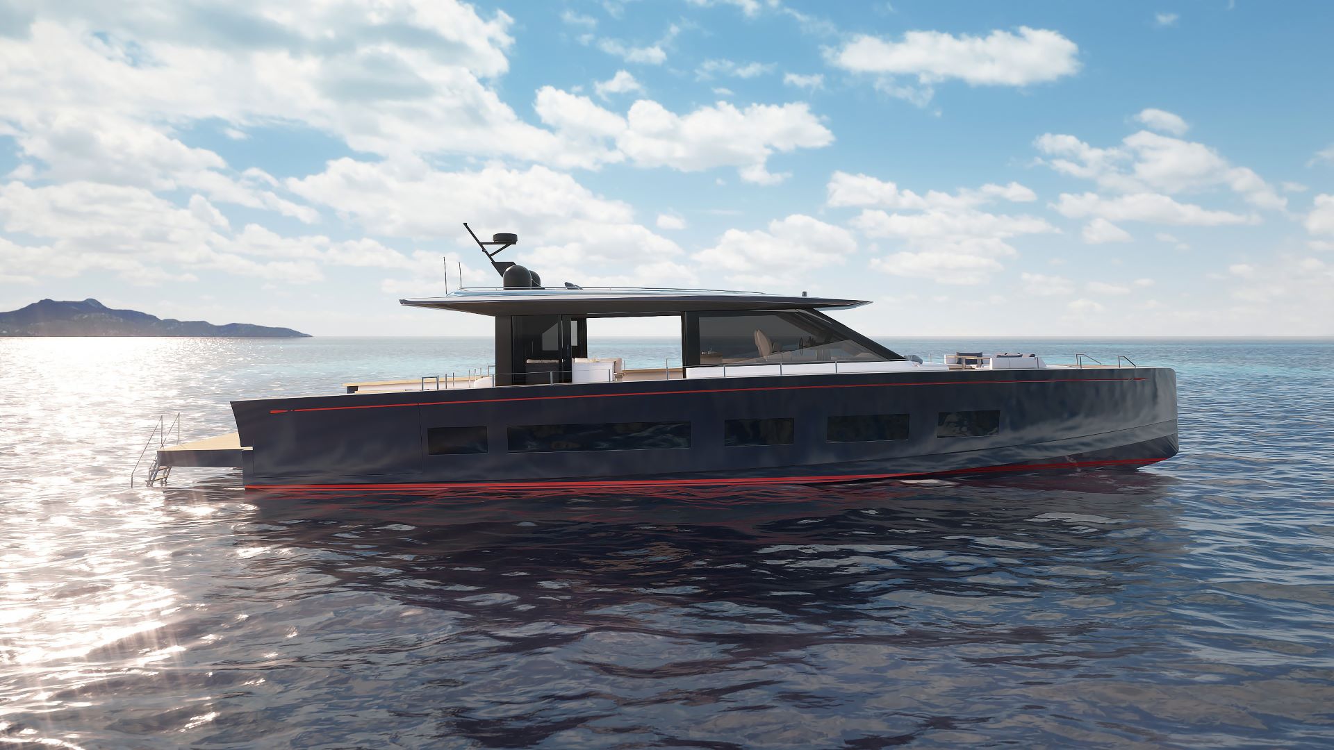 Swan Arrow motor yacht