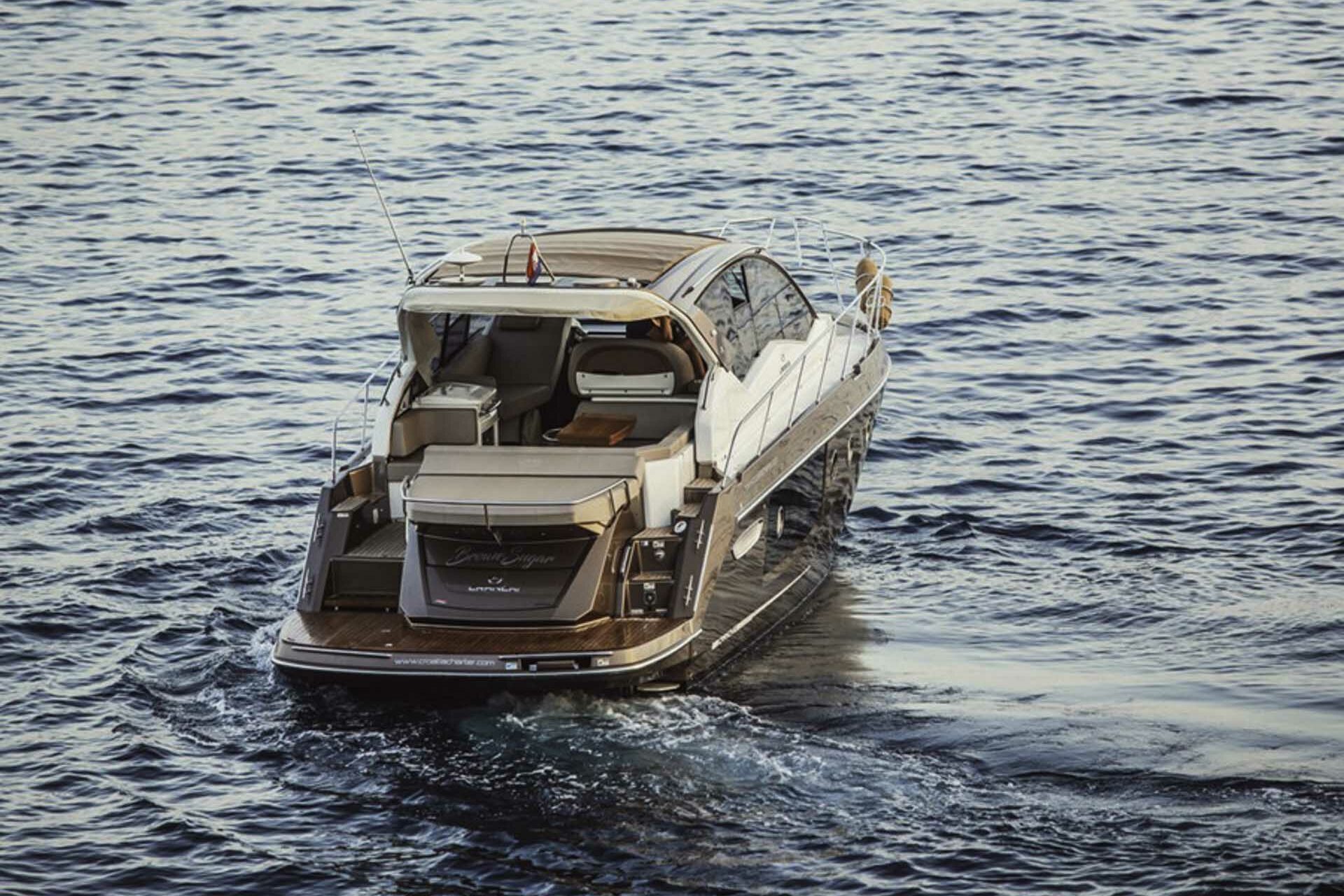 Cranchi M44 HT aft view