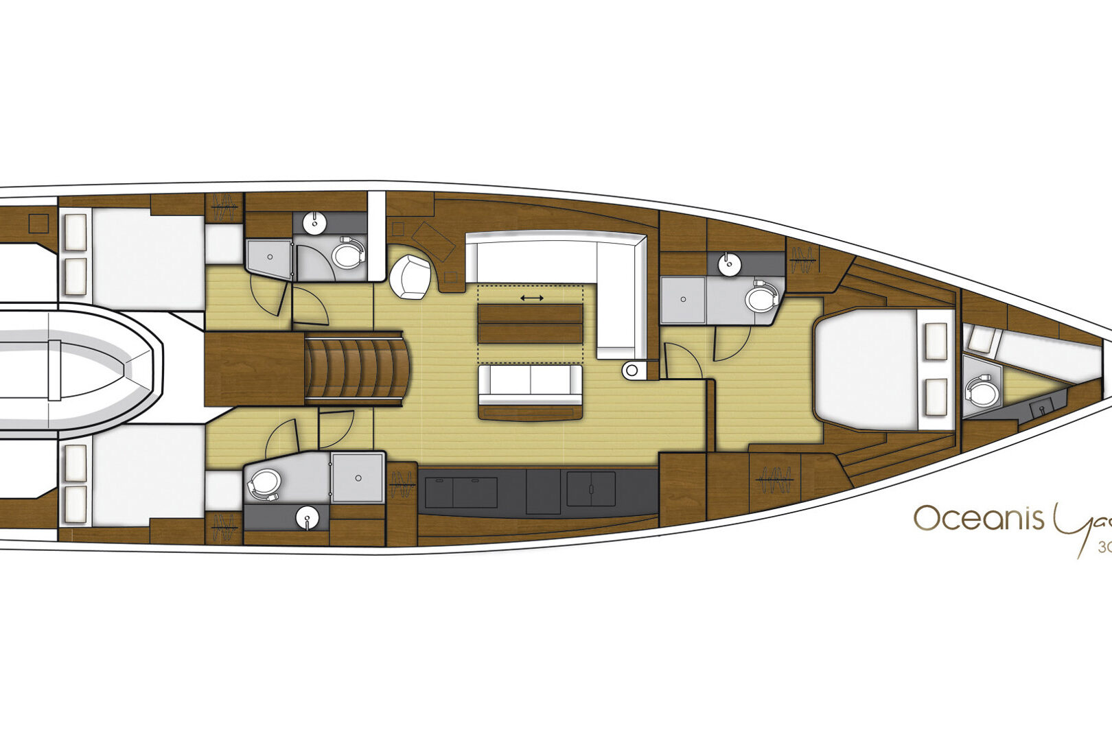 Oceanis Yacht 62 layout