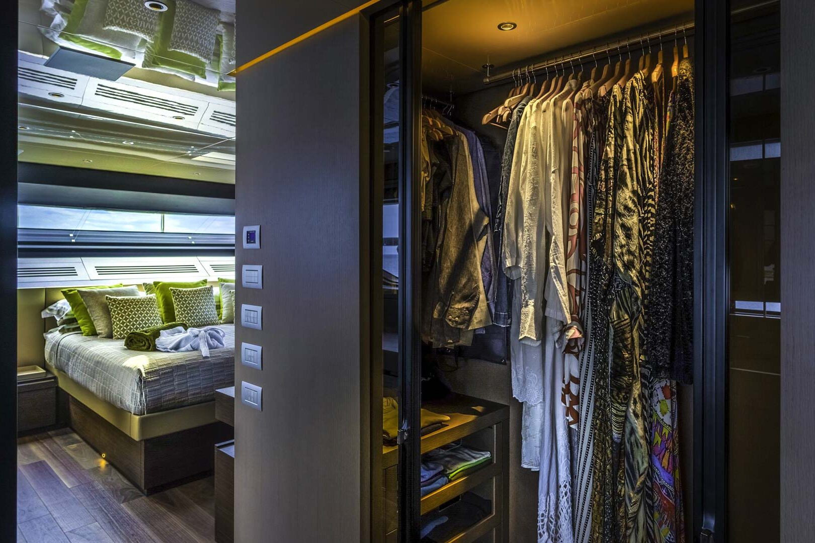 Noor II Master cabin closet