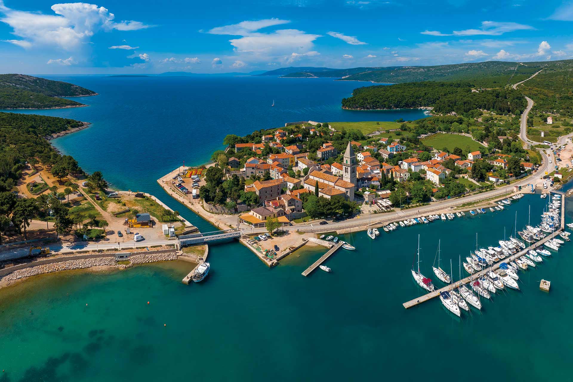 Old town Osor, island of Cres, Northern Adriatic