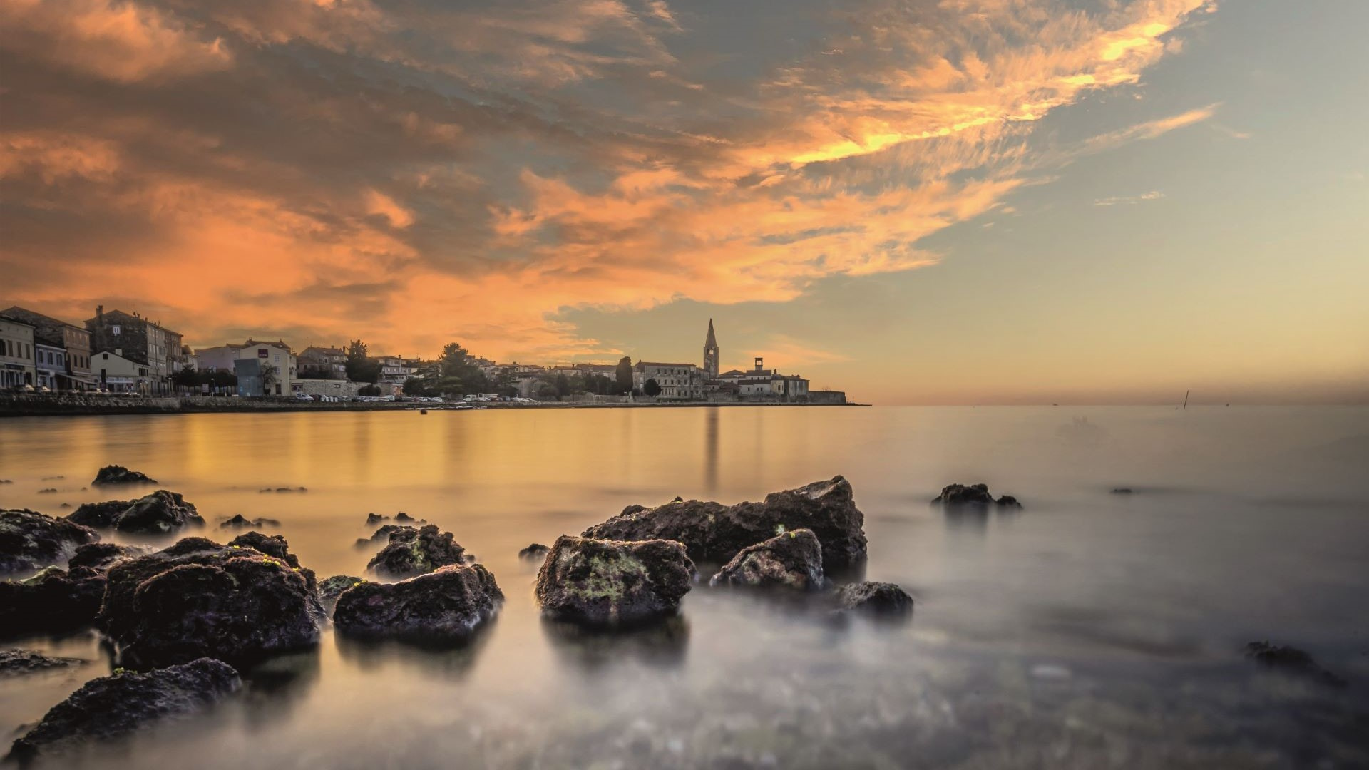 Poreč, Istria, sunset