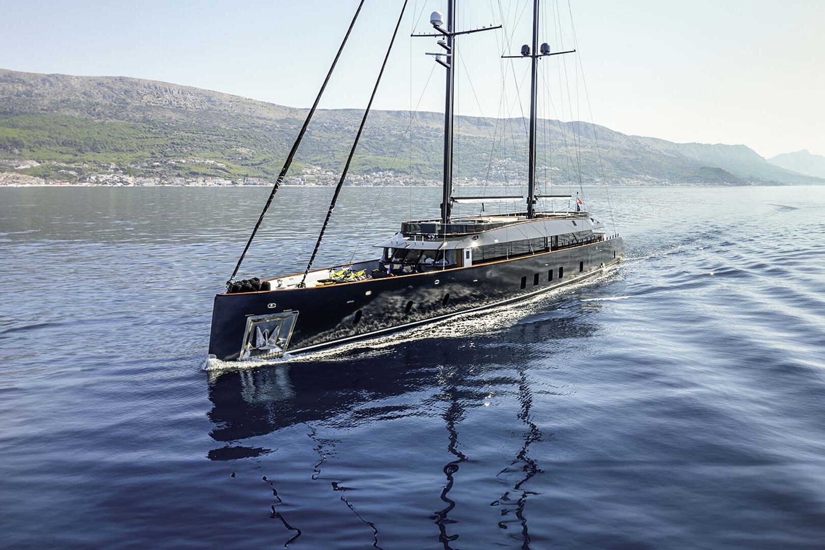 Luxury sailing yacht Scorpios external photo