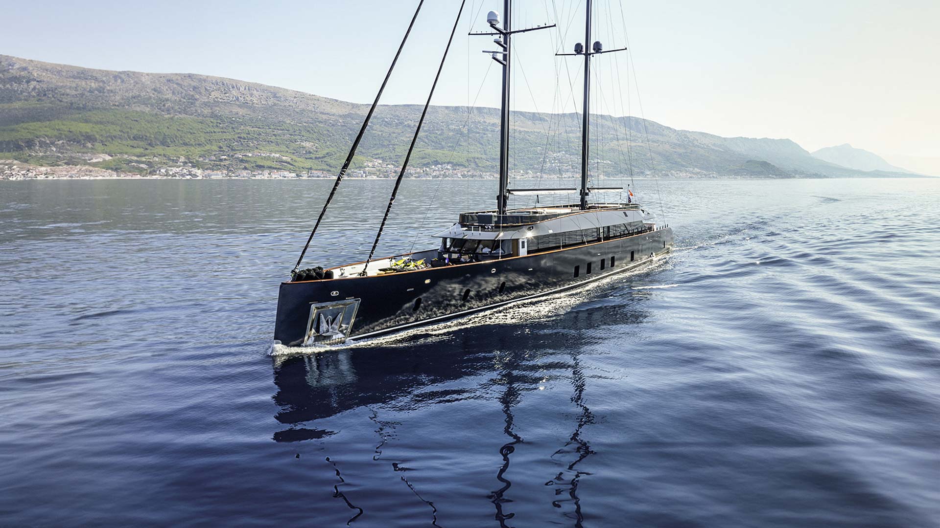 Luxury sailing yacht Scorpios external photo