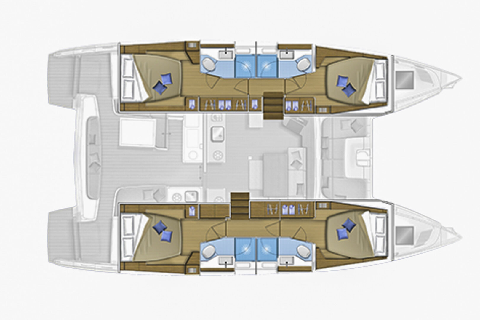 Lagoon 46 layout