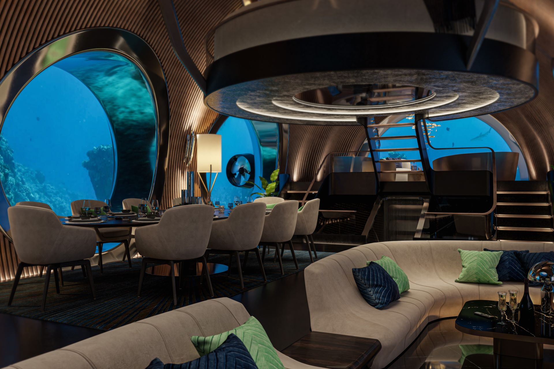 Futuristic U-Boat Worx Nautilus salon