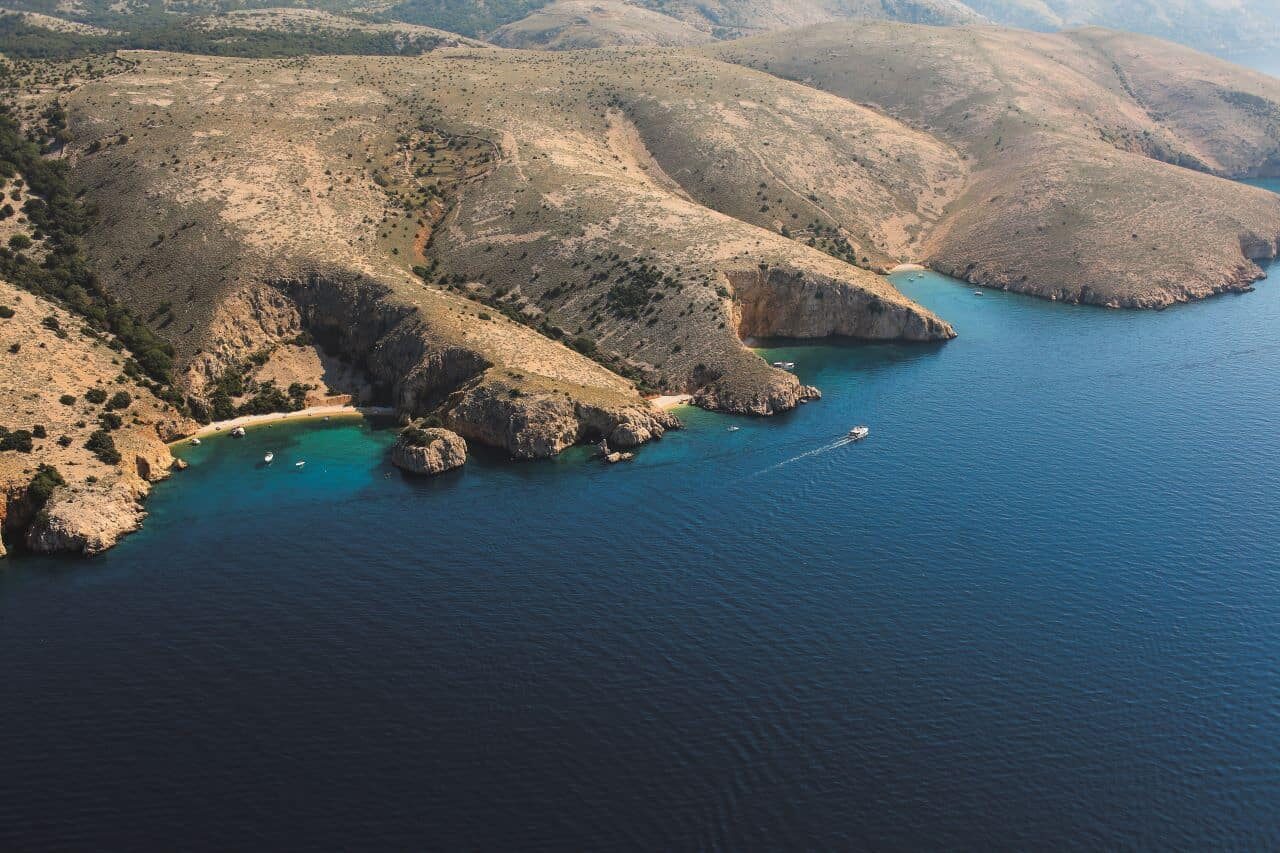 Island of Krk boat cruising