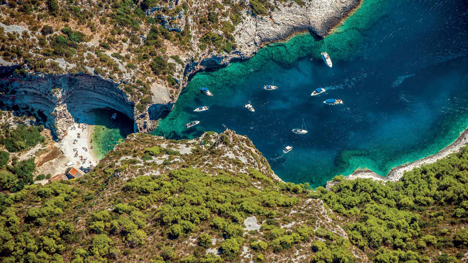 Stiniva Beach on Vis Island