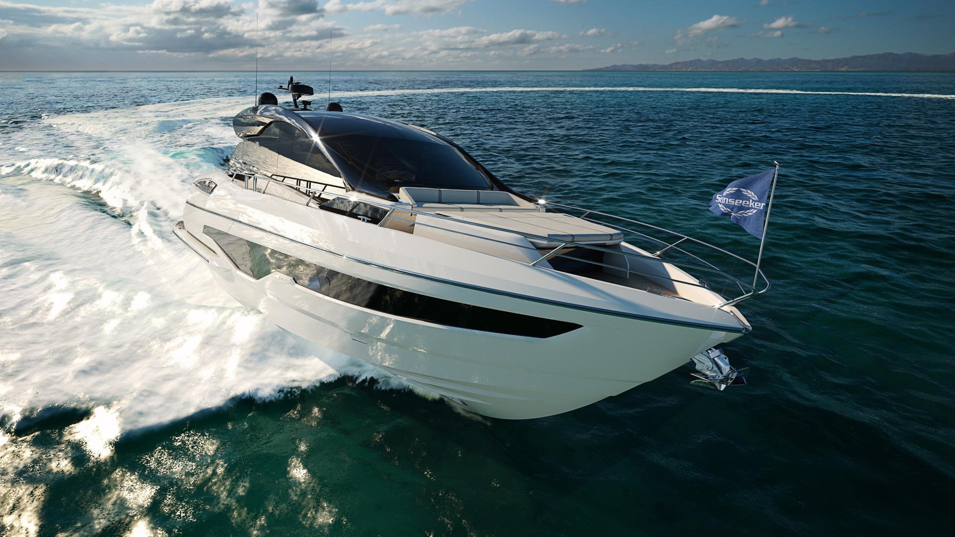 Sunseeker Predator 55 cruising