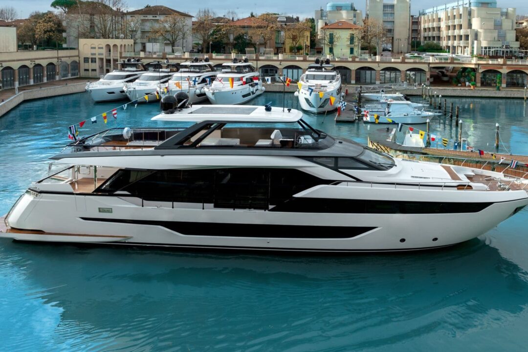 Ferretti Yachts 940 side view