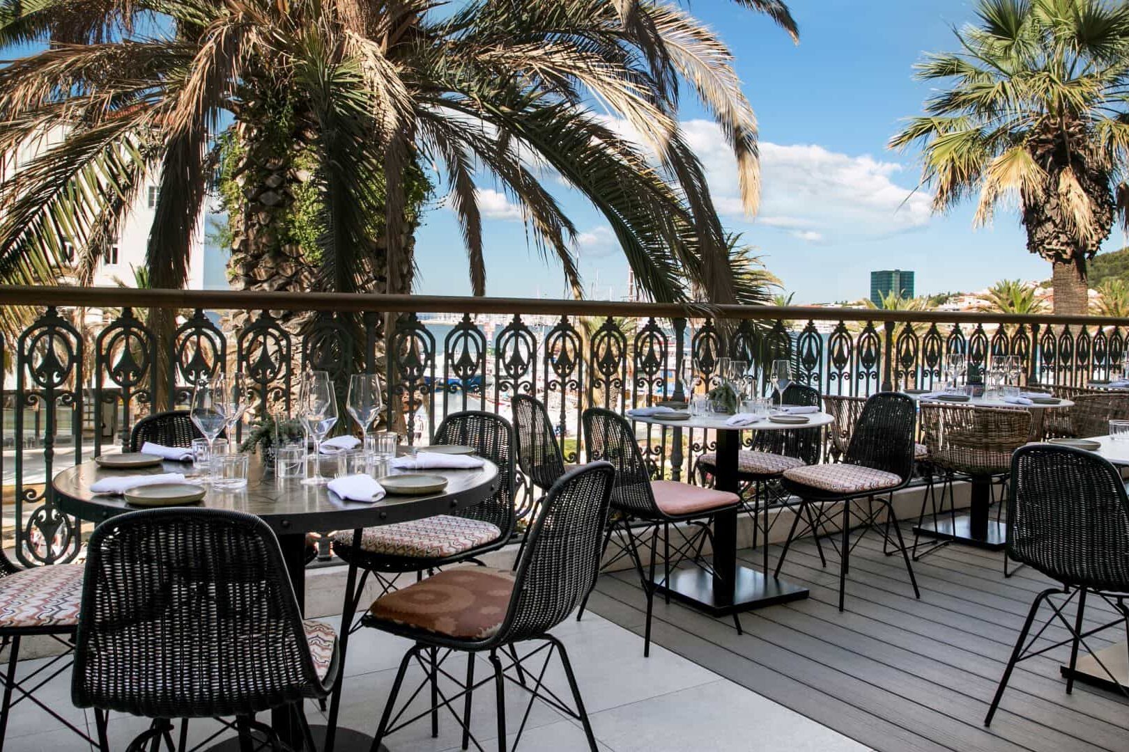 Terrace restaurant ZOI in Split